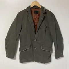 ◯mossimo オリーブグリーン コットン テーラードジャケット L
