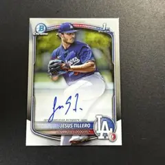 Jesus Tillero 2025 Bowman Chrome 直筆サイン