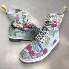 Dr.Martens キャッシュリンブルーフローラルガーデン 8ホール UK5