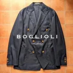 BOGLIOLI SOHO ブレザー ダブルジャケット ネイビー 44