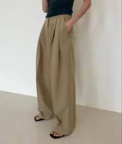 didot.showroomワイドスラックス⭐︎ベージュS⭐︎ディドットショールーム