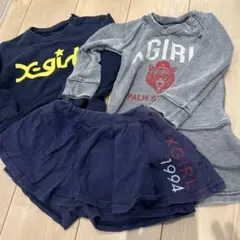 x-girl トレーナーワンピース　スカート