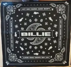 BILLIE EILISH　バンダナ 黒　ビリー・アイリッシュ　①