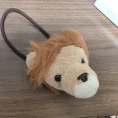 ライオン顔のヘアゴム