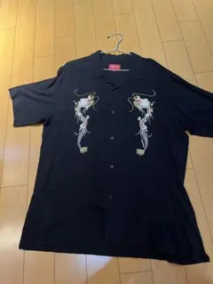 supreme Dragon Rayon Shir ドラゴン刺繍 半袖シャツ 黒 値下げ！Supreme ドラゴン刺繍 半袖シャツ M - メルカリ
