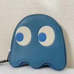 COACH　パックマン　ゴースト　コラボ　コインケース　ブルー