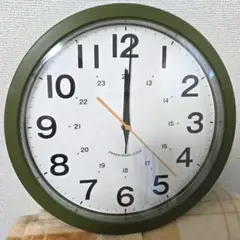 ニトリ　静音秒針掛け時計(シャオSW-GR)