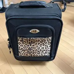 美品✨ 伊太利屋　2点セット　スーツケース ミニボストン ショルダー　レオパード 美品✨ 伊太利屋 2点セット スーツケース ミニボストン