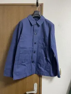 無印良品25ss 紳士木の実から作ったカポック混ヘリンボーンカバーオールS 新品