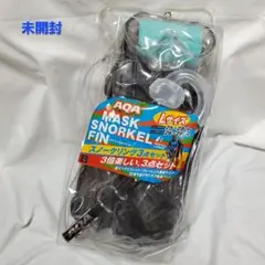 AQA　スノーケリング　マスク　フィン　3点セット☆