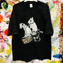 Tattoo Dog ケミカルウォッシュ Tシャツ 半袖 メンズ 新品 犬