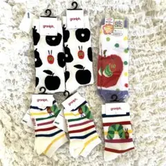 新品　グラニフ　はらぺこあおむし　靴下　まとめ売り