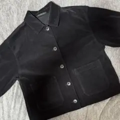 【美品】UNIQLOブラック コーデュロイ ジャケット