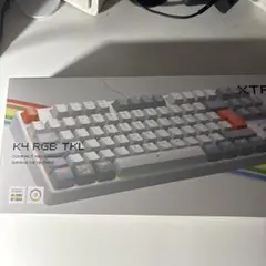 箱付き XTRFY K4 TKL RGB 赤軸メカニカル ゲーミングキーボード