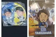 埼玉西武ライオンズ ライオンズ縁日 クリアポーチ 滝澤夏央　バッジ