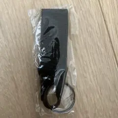 【新品】ブラックナイロンキーホルダー