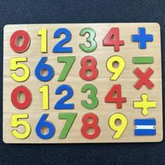 木製数字パズル 2歳以上