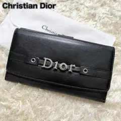 美品✨Christian Dior ディオール レザー ロゴ 長財布 トロッター