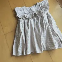 Coquette ストライプ柄シャツワンピース　90cm ベビー服　夏服