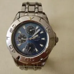 CASIO クォーツ 腕時計 青文字盤 10BAR