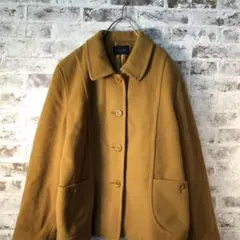 【ヴィンテージ】ステッチデザインジャケット レトロ ボタン 古着usedAS77