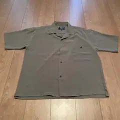 KANGOL 半袖シャツ カーキ Lサイズ