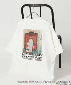 【THE SATURDAY EVENING POST】コラボ/プリントTシャツ