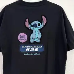 新品　ディズニー　スティッチ リロアンドスティッチ Tシャツ　サガラ 刺繍　M