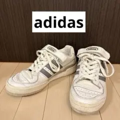 adidas スニーカー フォーラムロー　ホワイト/グレー メンズ
