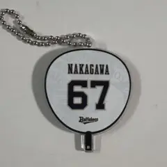 中川圭太　うちわ型アクリルキーチェーン①