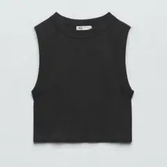 ZARAクロップドタンクトップ XS