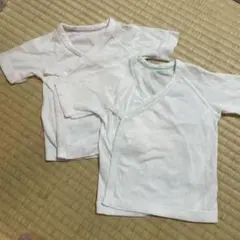 ベビー肌着 2枚セット短肌着