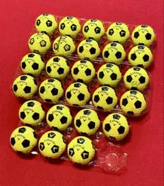 M132【中古ゴルフボール】キャロウェイ/クロムソフト《サッカー柄》黄色計27個