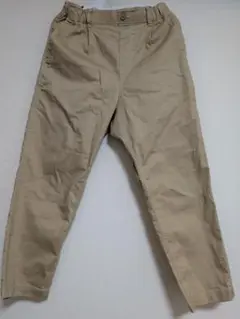 ニコアンド　ストレッチテーパードパンツ