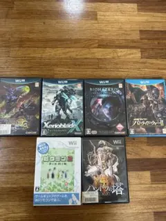 Wii WiiUゲームソフト 6本セット