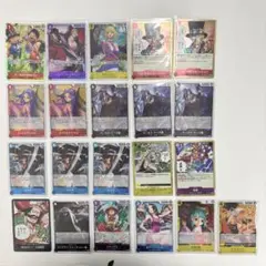 【ワンピース　カード】【ONE PIECE】スーパーレア、レア21枚セット