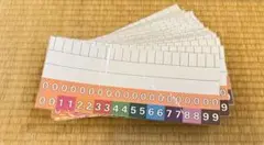 【値下げしました】コクヨ HP-FFC カルテ用ナンバーラベル 27セット