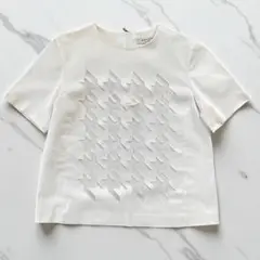 ADORE アドーア カットワークブラウス 38 白　Tシャツ　プルオーバー