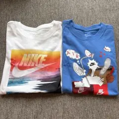 NIKE Tシャツ 2枚セット ホワイト ブルー　最終値下げ