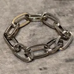 【レア】シルバー リング チェーン 28号 ヴィンテージ レトロ アンティーク