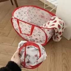 ハローキティ　ランドリー　バスケット