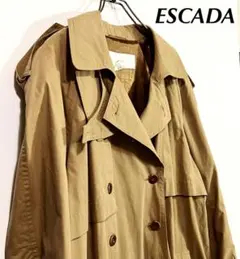 高級 ESCADA エスカーダ ベージュ トレンチコート 38