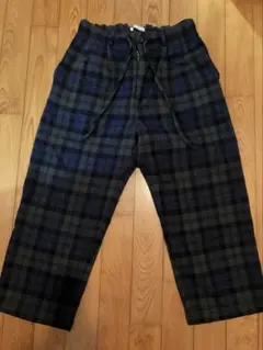 CATTA ウール　イージーパンツ　ブラックウォッチ