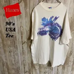【A56】90'sUSA製Hanes1994年コピーライトシングルステッチTee