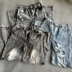 GIRL デニム3枚セット