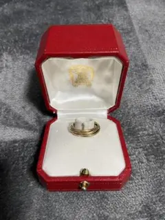 ヴィンテージ ビンテージ Cartier カルティエ 7連 トリニティリング
