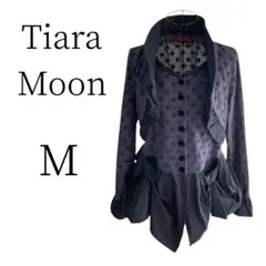 ★美品 Tiara Moon ティアラムーン ブラック 水玉模様　ジャケット M