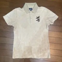 美品　ADMIRAL GOLF ポロシャツ　パイル地　花柄　ゴルフ
