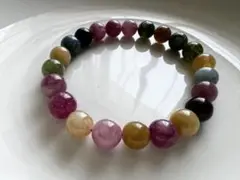 【希少/再入荷♡】カラフルトルマリンのブレスレット/8.5mm