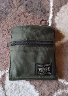 ほぼ未使用品‼️PORTER 二つ折り財布 オリーブグリーン